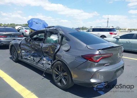 2021 Acura Tlx A-Spec Package z USA, uszkodzony, nr VIN 19UUB5F58MA008036